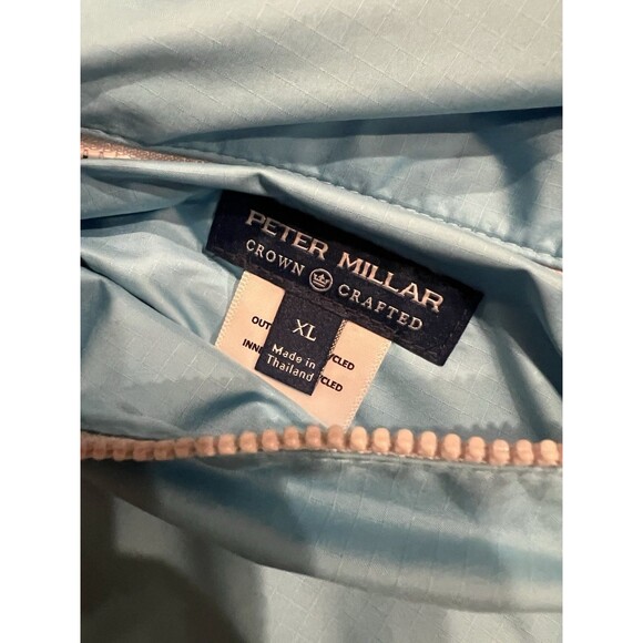 Peter Millar Vest Mens XL Blue Gray Crown Crafted Thermal Reversible Oak Hill CC - Picture 2 of 8